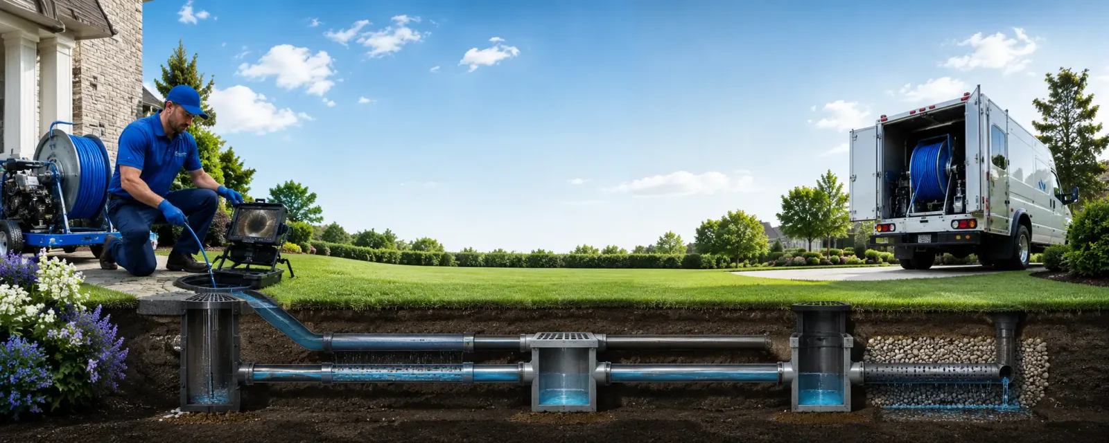 Outdoor drain cleaning information for Bison, OK